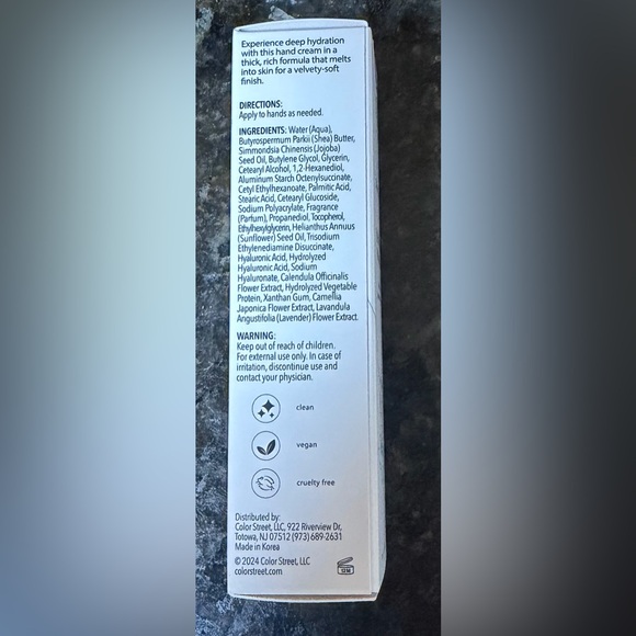 LIMITED EDITION Color Street Jasmine Woods Hand Cream - Picture 3 of 6